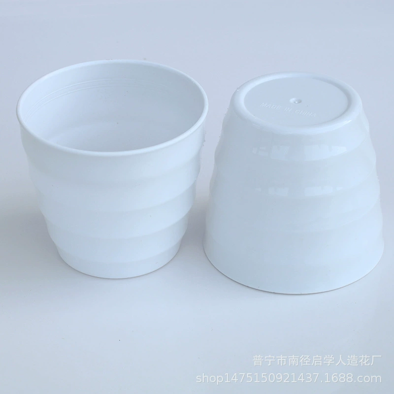 Оптовая Продажа с фабрики Творческий непористый ребристый мини-мясистый пластиковый цветочный горшок для дома и офиса ребристый горшок