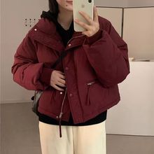 短款立领小个子羽绒服女冬新款韩版反季白鸭绒轻薄面包服外套