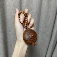 天然陈化老料崖柏把把壶木雕把把壶陈化老料崖柏把把壶手捻文玩