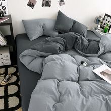 A类超软糯婴儿棉加厚床单被罩棉四件套可裸睡宿舍床上三件套床笠4