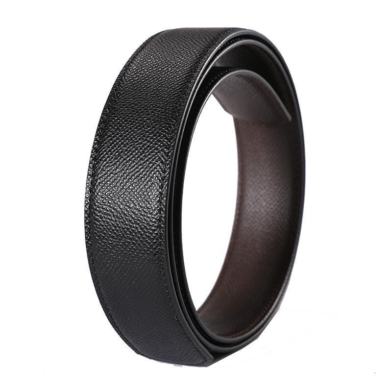 双面不带头皮带男真皮无头无扣带纯带身牛皮无扣3.4cm腰带条