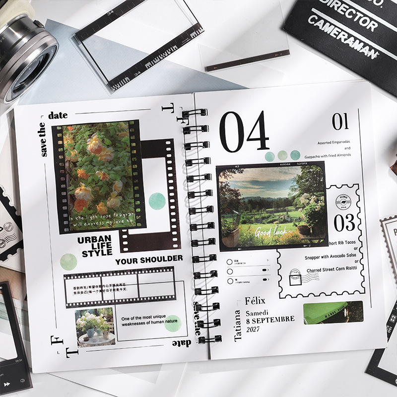 Impresión colección transparente pegatinas de mascotas impermeables diy diario pegatinas transfronterizas marcadores de película pegatinas decorativas de fotos