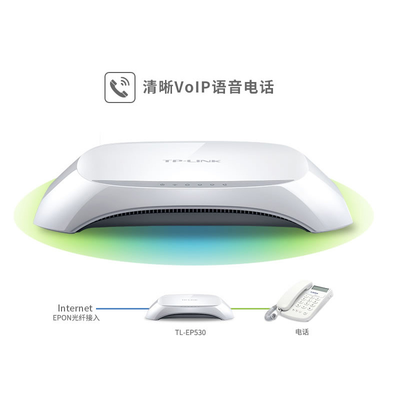 TPLINK TL-EP530光猫光纤猫 宽带猫EPON 湖南电信PON终端 非调制