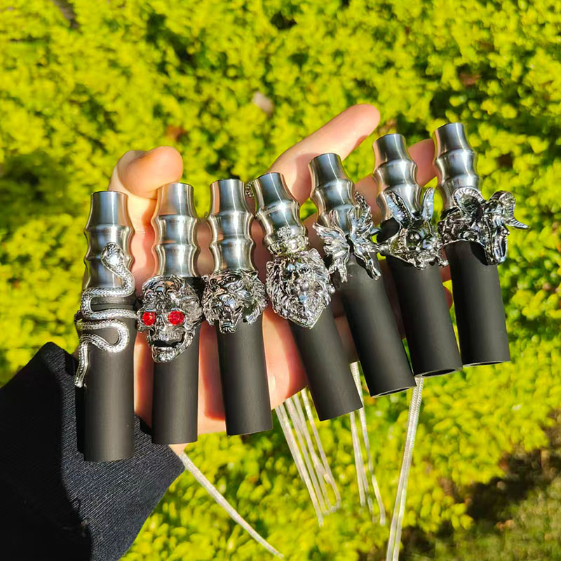 Alphaher Cigarette Holder 304 Stainless Steel Cigarette Holder Arabian Shisha Cigarette Holder Shisha Portable Bar Shisha Holder