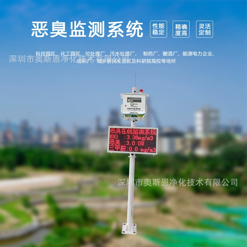 Платформа мониторинга неприятного запаха в реальном времени в индустриальном парке Осн