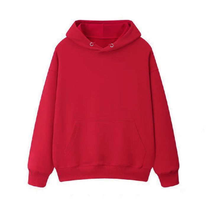 Full extinction cotton-like Chinese cotton composite milk silk 310g loose shoulder board blank thin hooded sweater