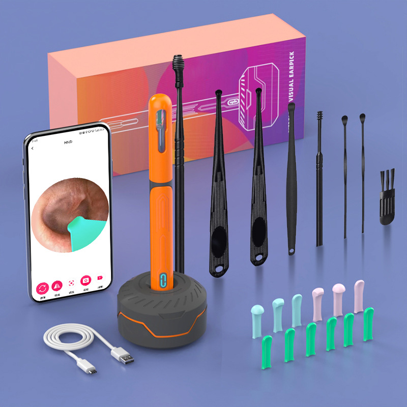 Venta al por mayor NK3-X para niños PRO visual oreja recoger endoscopio HD inalámbrico limpieza oreja recoger artefacto