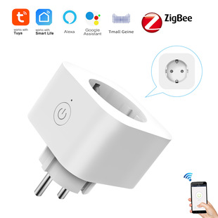 European Graffiti Wifi Smart Socket Alexa Voice Control Mobile Phone Remote Control Switch Alice