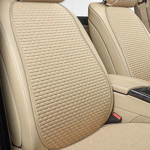 リネン小レンガカーシートクッション、オールシーズン対応のユニバーサル3点セット、滑り止めシートクッション、5人掛けの半パッケージ、外国貿易卸売|undefined