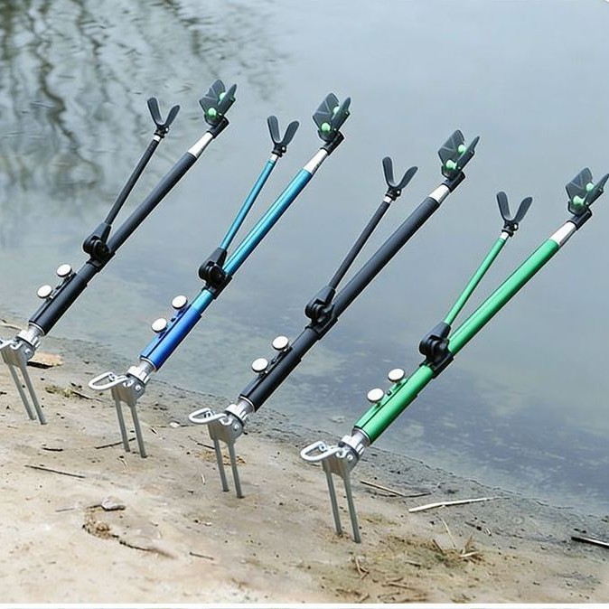 Stainless Steel Reinforced Fishing Rod Holder, Dual-Purpose Fishing Rod Stand, Fishing Gear, Fishing Box, Fishing Chair, Ground Insert Stand
