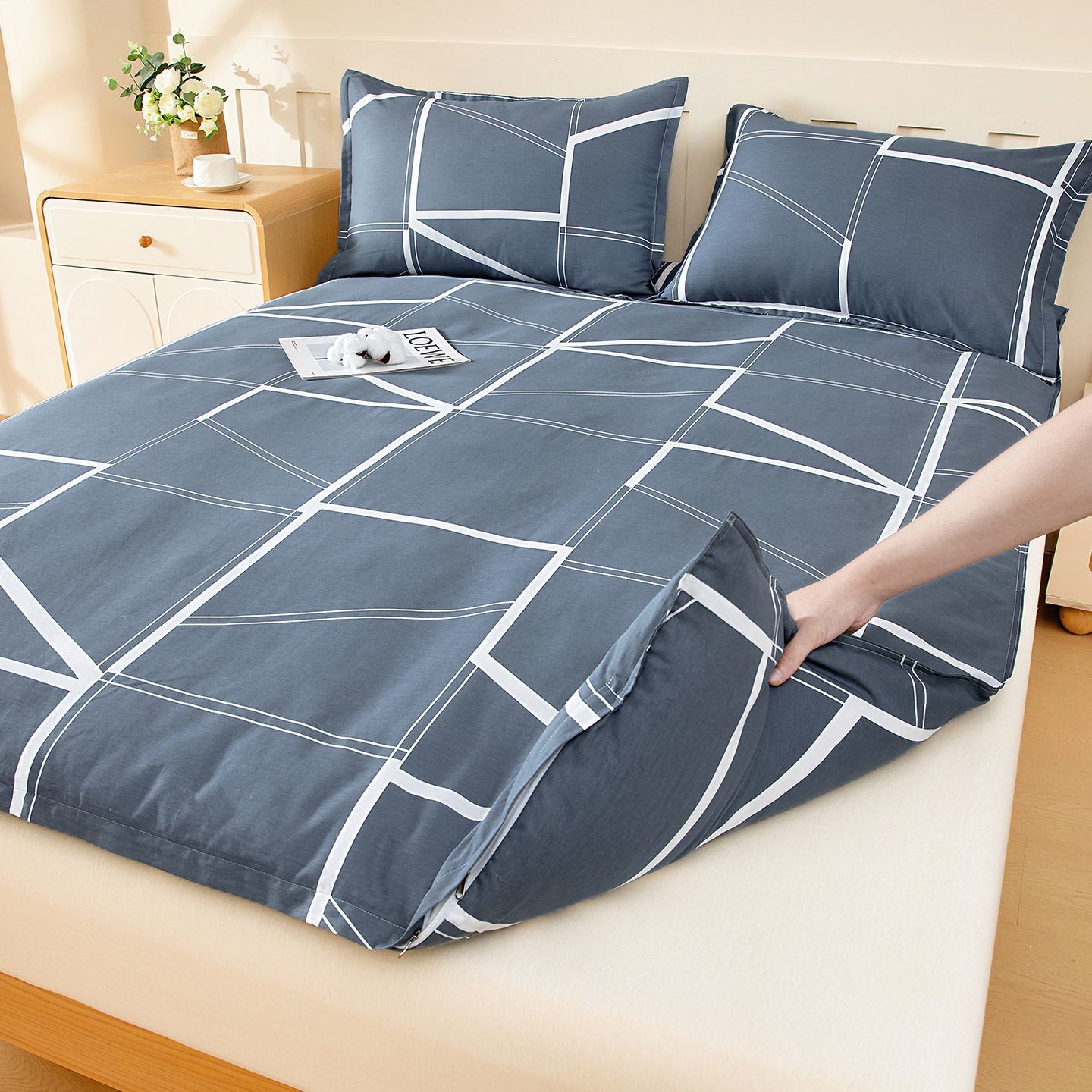 Cama de algodón de algodón de Xinjiang, colchón de cama de algodón de una sola persona, colchón de cama doméstico con colchón