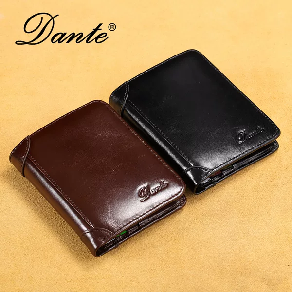 Cross-Border Men's Wallet First-Layer Cowhide 70% off Men's Wallet Rfid Anti-Theft Card Swipe Amazon Hot Model