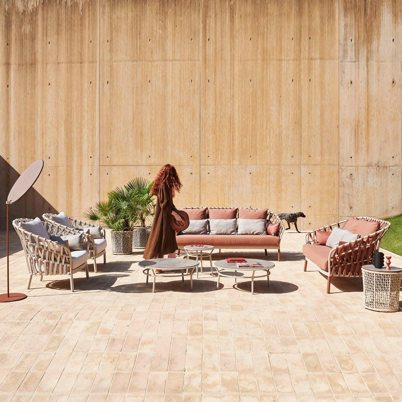 Rattan dining tables and chairs, outdoor tables and chairs, balcony leisure garden sofa, outdoor rattan chair and sofa, courtyard outdoor furniture set