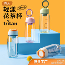 Ktok塑料杯Tritan夏季水杯高颜值迷你随手杯食品级耐高温太空杯子