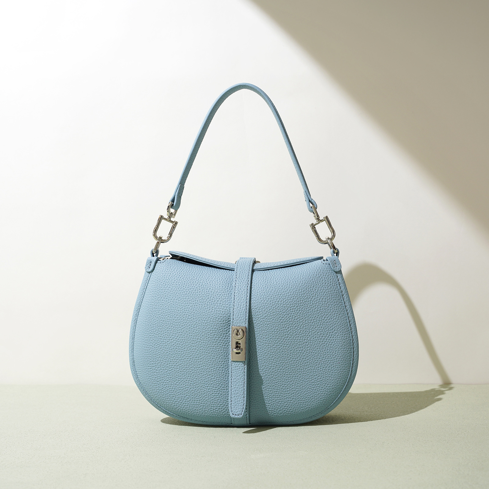 Designer Handheld Shoulder Bag Crescent Bag Niche Minimalist Genuine Leather Crossbody Bag For Women Fashionable New High-End 2026 Commuter - Thumbnail 2