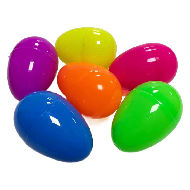 Производитель пластиковых яиц с пасхальными яйцами внутри, открытых яиц для лотереи гашапон, готовый склад для трансграничных поставок