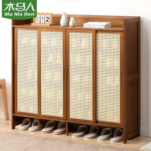 Shoe cabinet, home door shoe rack, simple dormitory rental house, multi-layer dustproof entry storage artifact to save space