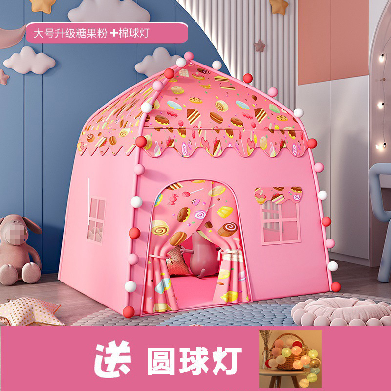 Nuevas tiendas de campaña para niños princesas interiores niñas caseras dormitorios juegos casa de bebés castillo casa pequeña cama cama separada