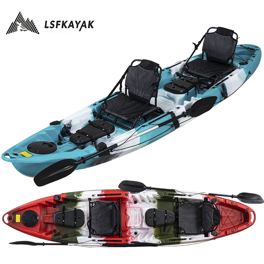 Rotomolded Kayak Plastic Boat Double Platform Boat Double Seat Boat Outdoor Fishing Boat Double Fishing Boat