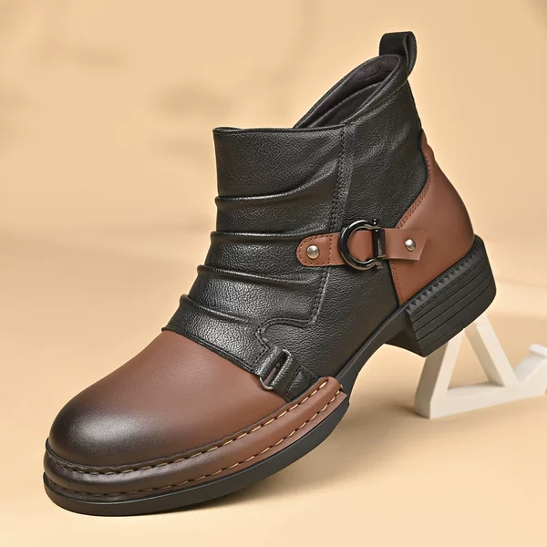 Amazon's Hot-Selling Cross-Border Spring New Martin Boots Retro Short Boots Side Zipper Chelsea Boots 651017