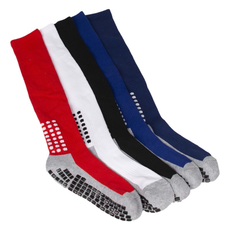 Calcetines largos de fútbol de los hombres que dispensan la parte inferior antideslizante de la toalla engrosada entrenamiento profesional