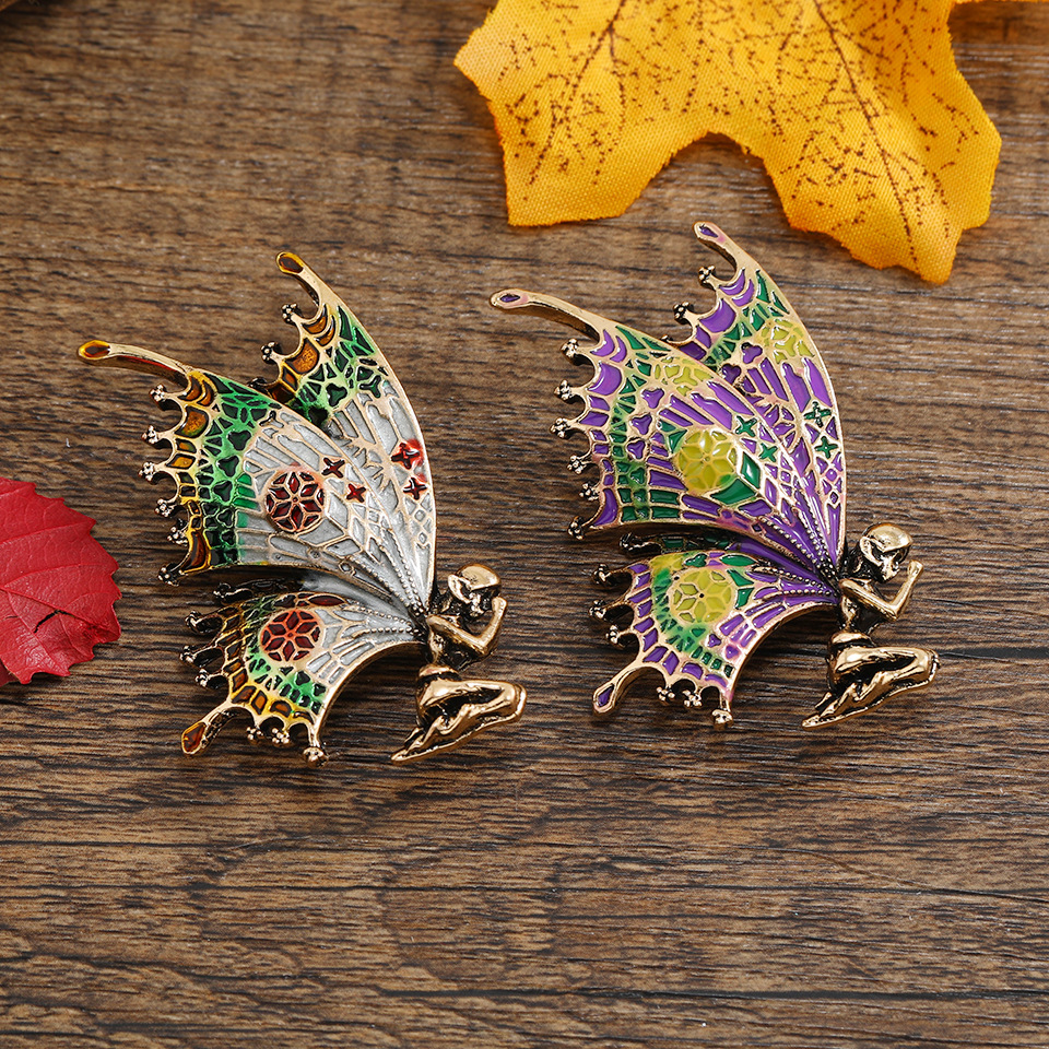 Fashion Butterfly Alloy Enamel Women's Brooches display picture 1