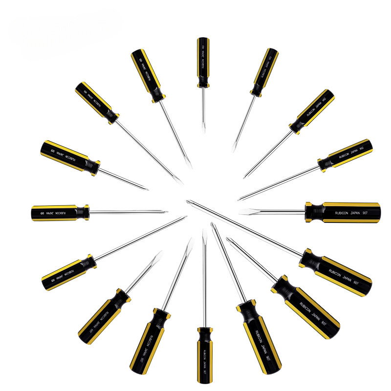 Robin Hood endurecido un destornillador de tornillo cruzado con destornillador magnético lote 901 / 02 / 907 herramienta de lote de destornillador