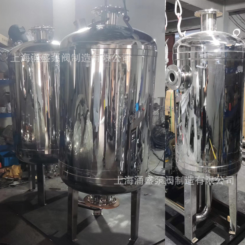 不锈钢隔膜罐 恒压给水增压设备 立式气压无负压稳流罐引空储水罐