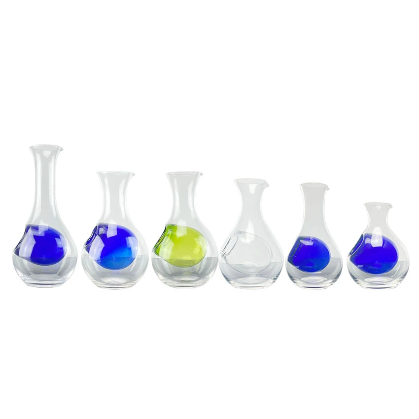 Chuangster Стеклянный горшок для завивки льда Диспенсер для вина Вино Лить Хомяк Гнездо Охлаждающая комната Отверстие для большого пальца Стекло для времени