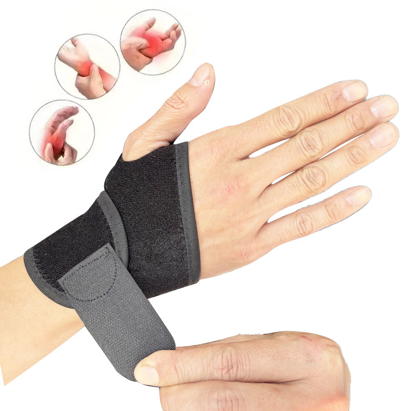 Cross-border Fitness Sports Wrist Band Anti-sprain Tendon Sheath Hand Cover Badminton Basketball Tennis Protective Supplies