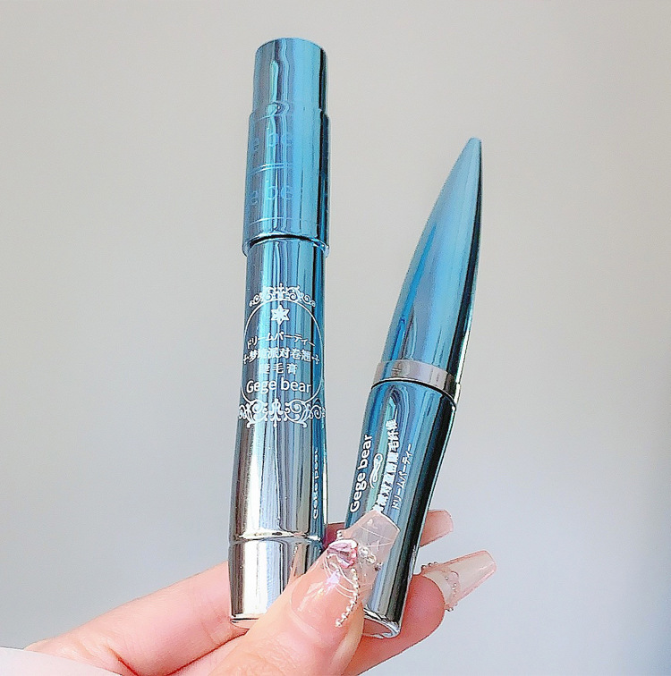 Gegebear fiber base mascara Set is naturally three-dimensional, curled, waterproof, sweat-proof, slender and well-shaped without smudge undefined