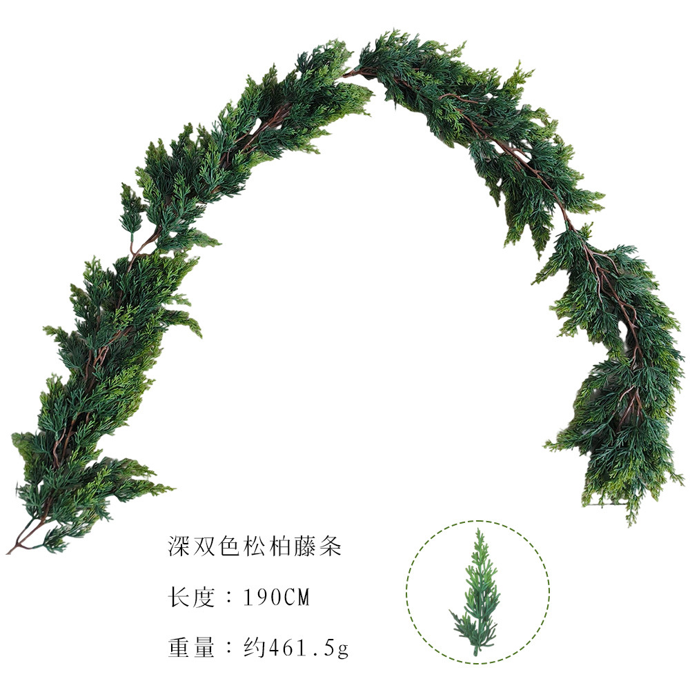 Doble color oscuro pin y ciprés