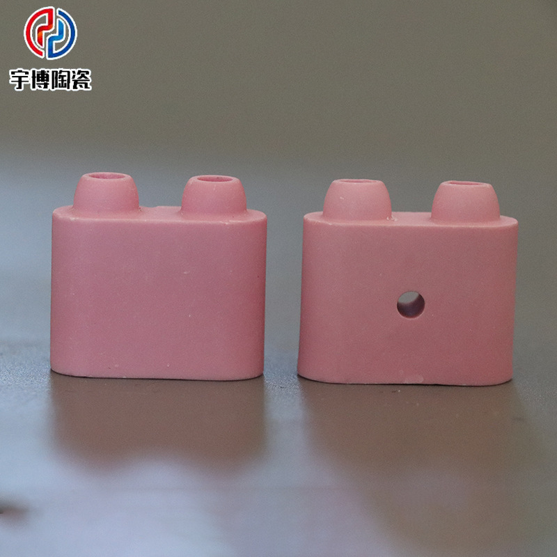 可定 95瓷氧化铝陶瓷 电器陶瓷件 工业绝缘陶瓷配件多孔瓷头