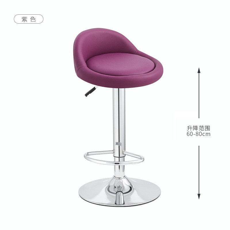 Fábrica directa silla de bar silla de bar elevación silla giratoria silla de respaldo silla casera alta silla de cajero image 11