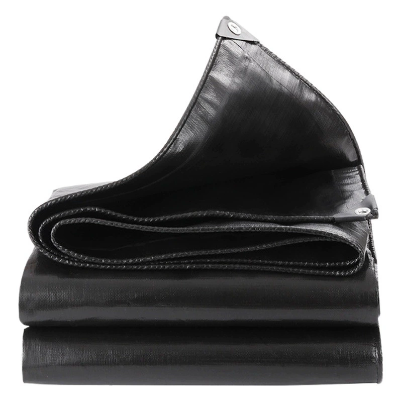 Трансграничная водонепроницаемая ткань затенение пластиковый пушистый пруд непроницаемый зерновой ткань pe тканая дождевая ткань черный непроницаемый ткань