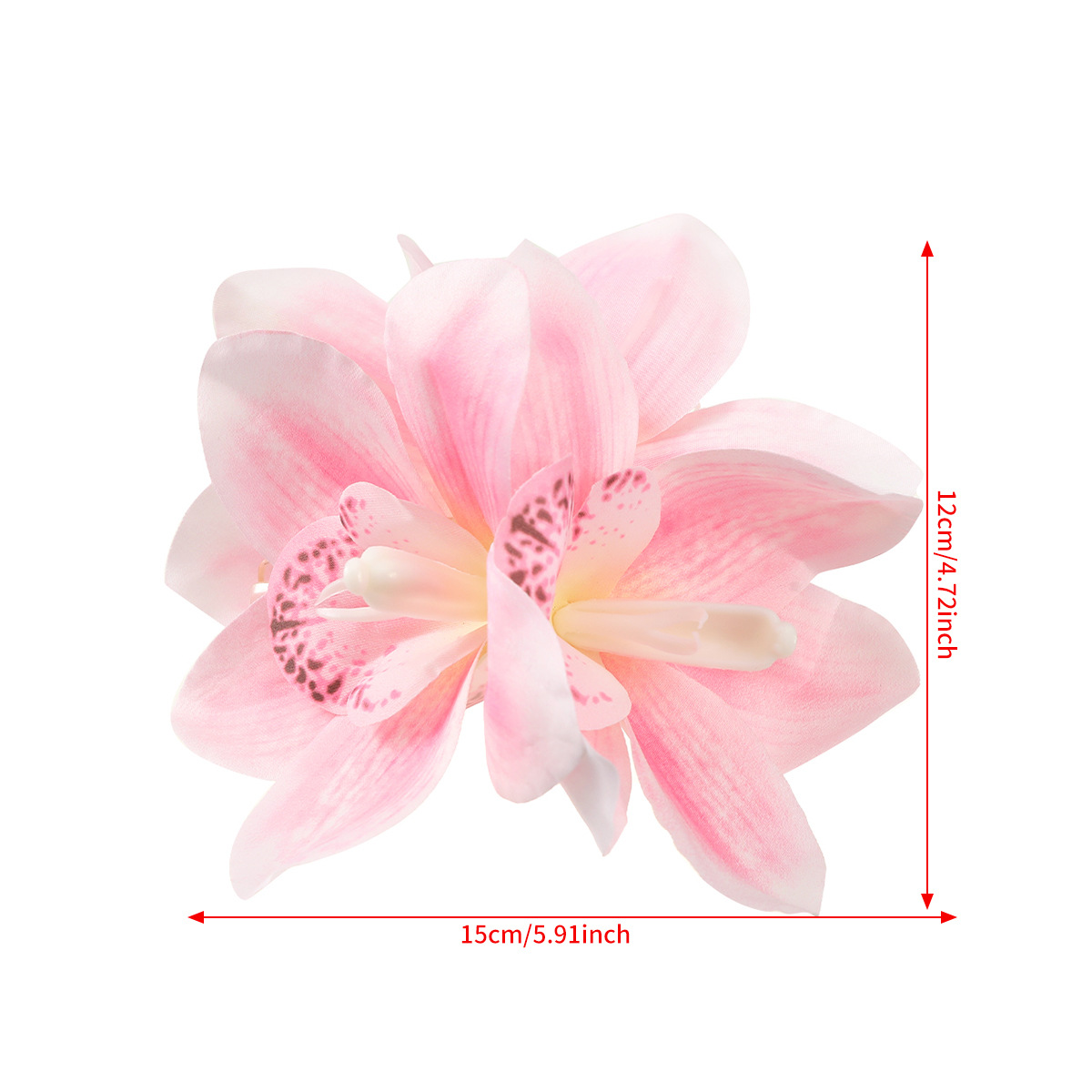 Women's Flower Sweet Mixed Materials Hair Claws display picture 7