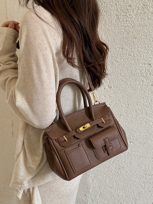 Bolso de tendencia transfronteriza de gran capacidad para mujeres 2026 nuevo retro bolso de transporte Kylie nicho bolso de hombro ligero de lujo