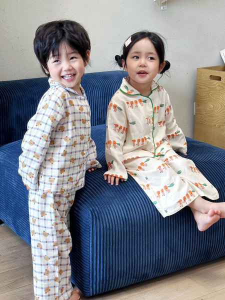Children's demi-season cute pijama for men and women