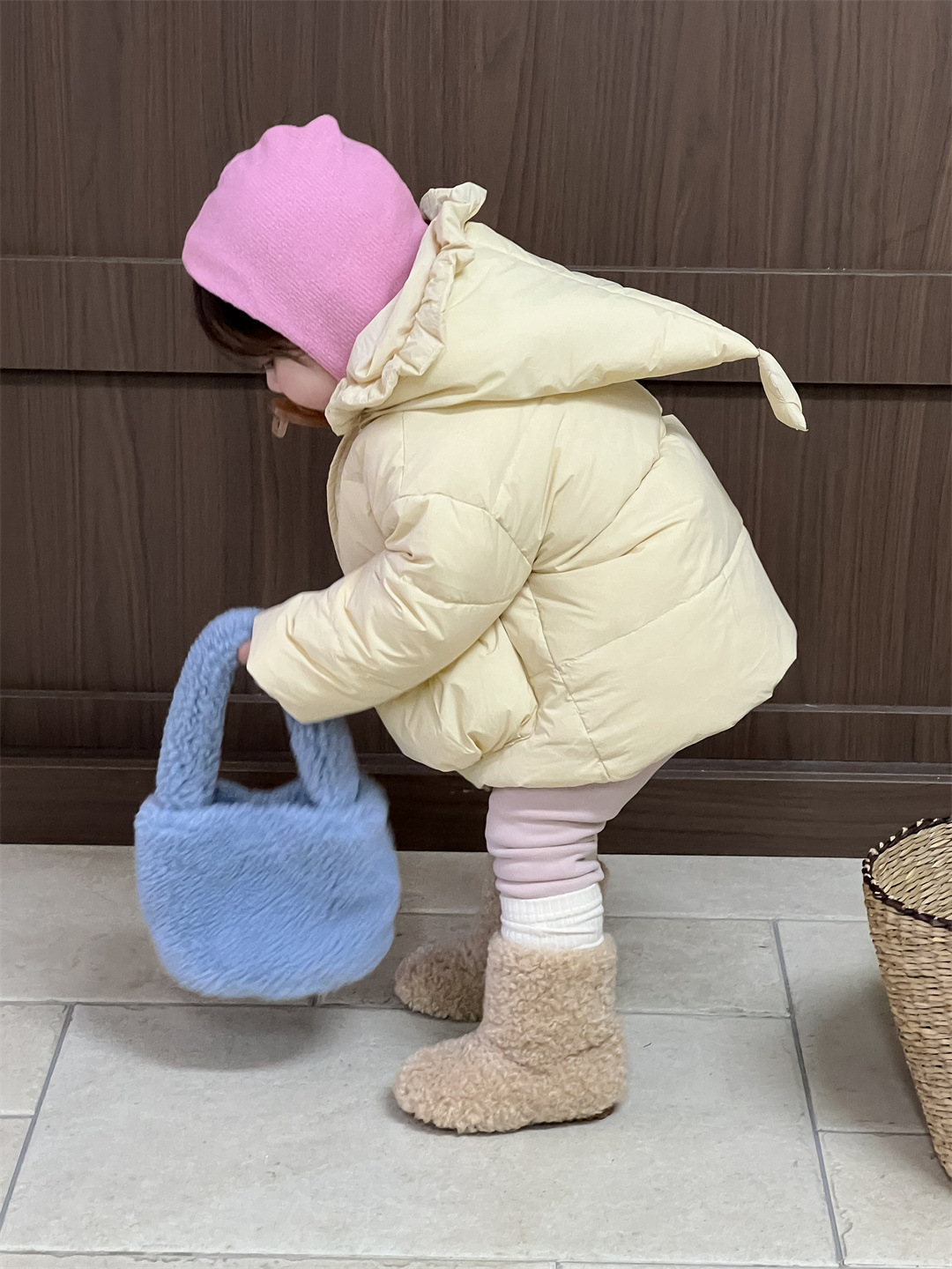 Invierno de niños abrigos de algodón de invierno de niñas con capuzas de algodón coreano ropa infantil de algodón caliente ropa de invierno