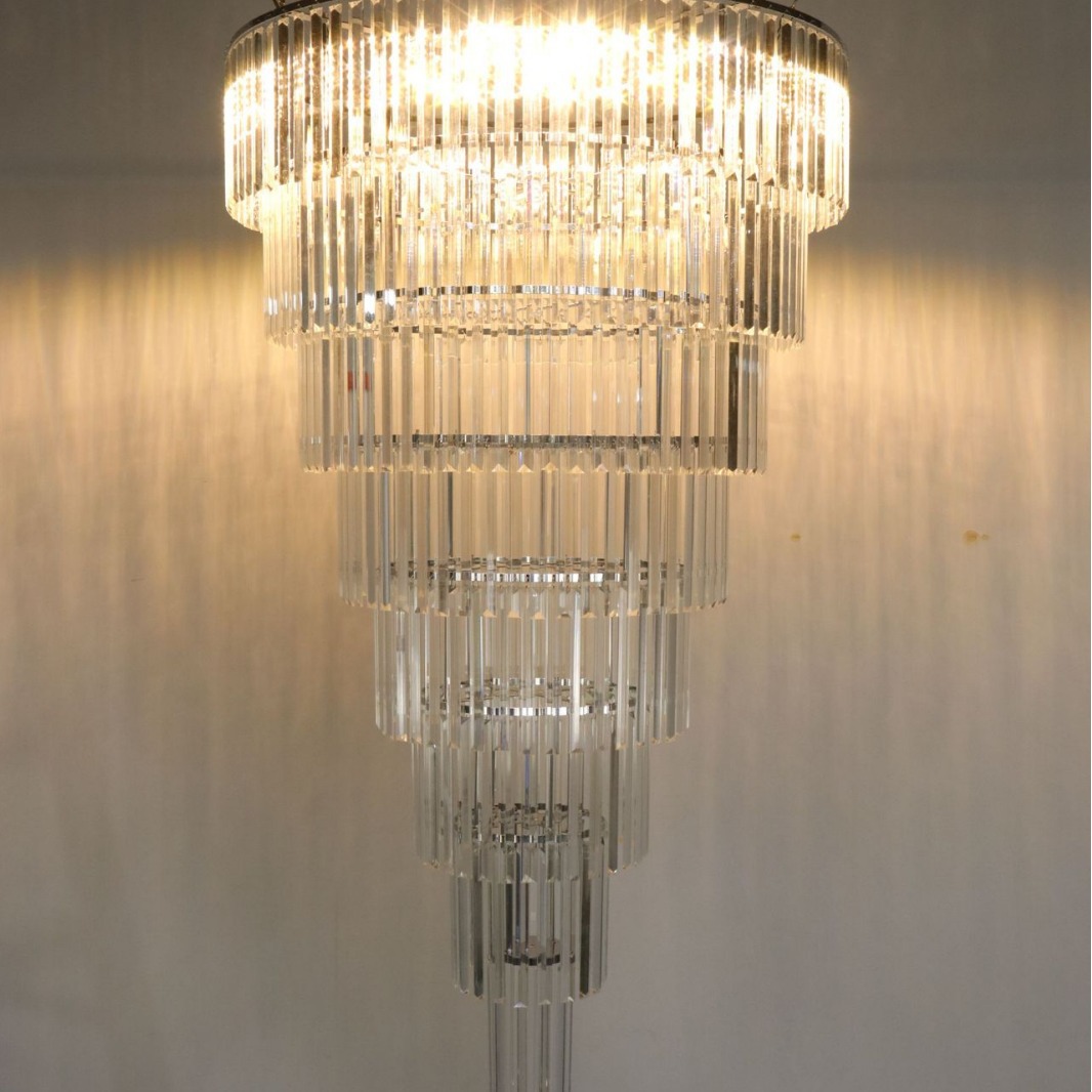 Nuevo salón de bodas de estilo europeo lámpara de cristal galvanizado lámpara de propósitos de boda cristal de hielo decoración de diseño de flores