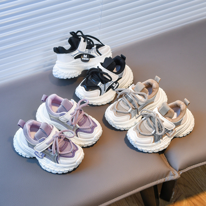 Zapatos infantiles, zapatos deportivos infantiles, primavera de 2025 nuevos zapatos casuales transpirables, zapatos para niños, zapatos para padres, zapatos para bebés y niñas