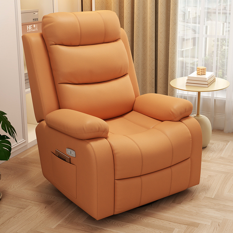 Sofá espacial de primera clase, silla mecedora multifuncional, dormitorio, sofá de computadora perezoso, sofá eléctrico para una sola persona.