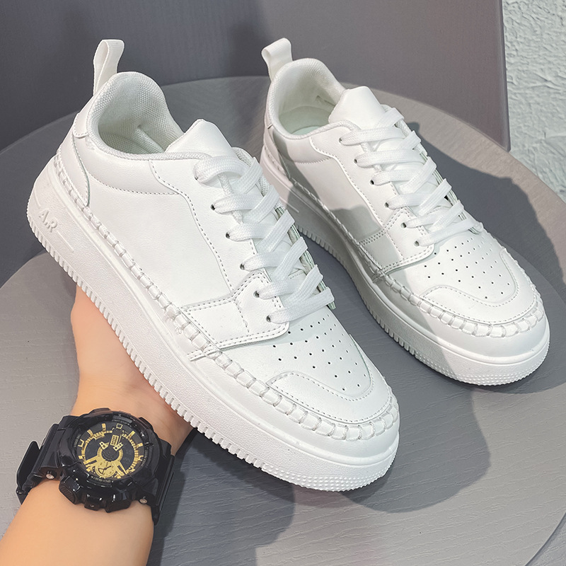 2021 autumn new white shoes Korean versi...