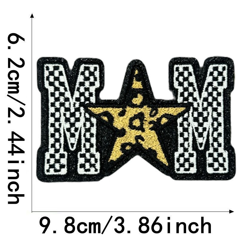 建興国境を越えたスポットホットセールモデル Grete MAMA アイロン刺繍布パッチ diy 帽子バッグアクセサリーパッチ|undefined
