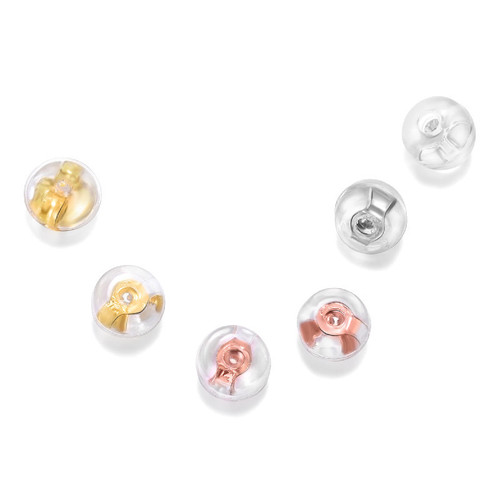 S925 sterling silver ear plugs, flying saucer bullet silicone ear plugs, butterfly ear plugs, DIY earring accessories manufacturer