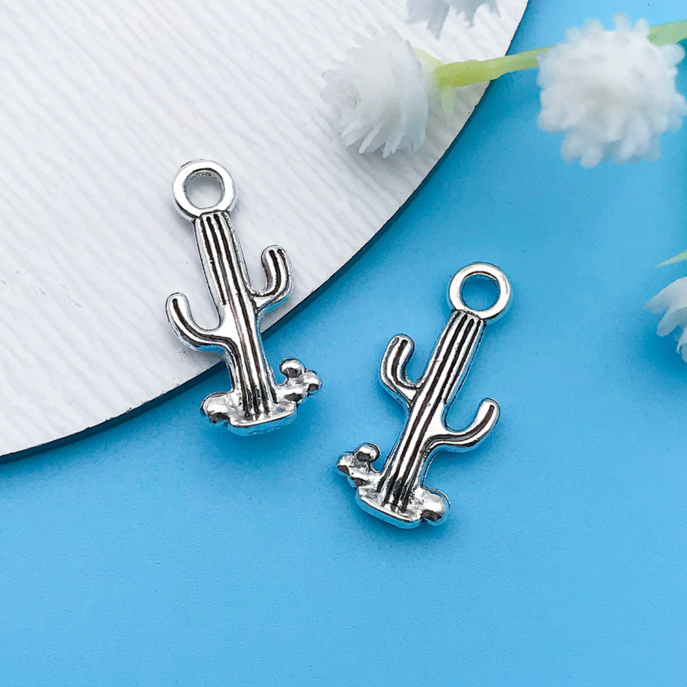 1 고대 실버 선인장 9x20mm-11237-1g