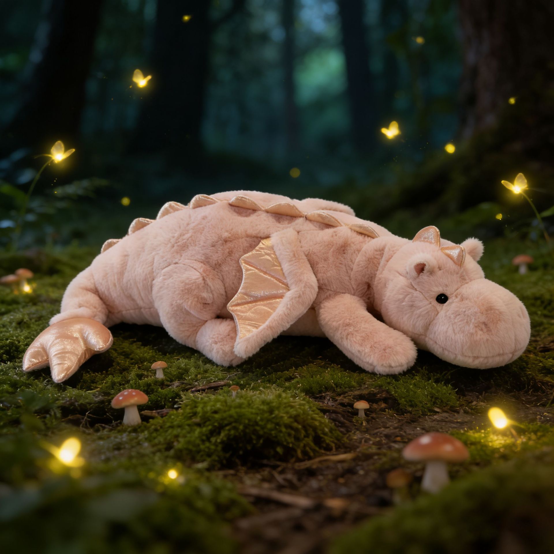 Lying Posture Small Flying Dragon Plush Toy Large Size Cute Soothing Doll Sleeping Pillow Cross-Border Doll Gift