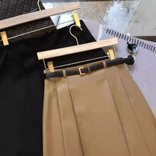 超显腰细！品质好价格赞~巨推荐！秋季新款通勤佰搭高腰A字半身裙