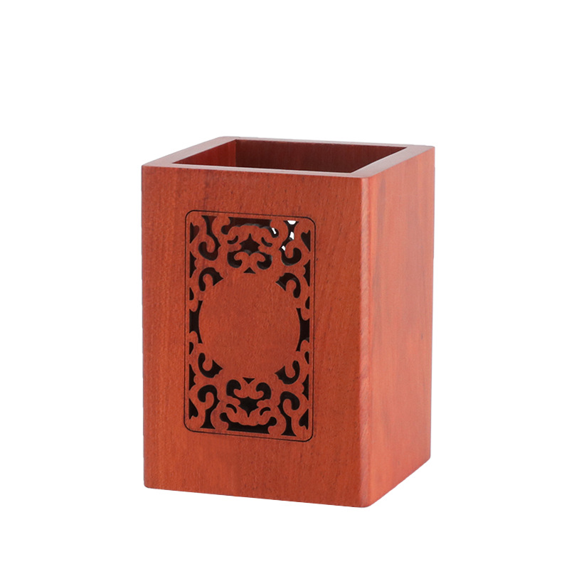 마호가니 중공 펜 홀더