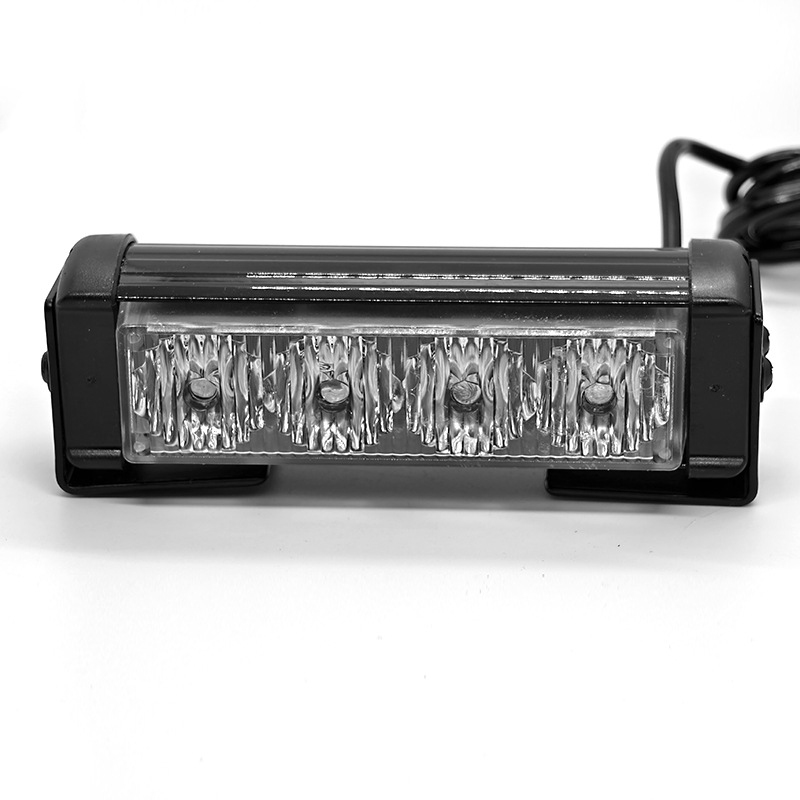 Car 4-Led Warning Light Modification, Dual Car Lights, Grille Decoration, Strobe Light, Flashing Light, Long Bar Light, Roof Light